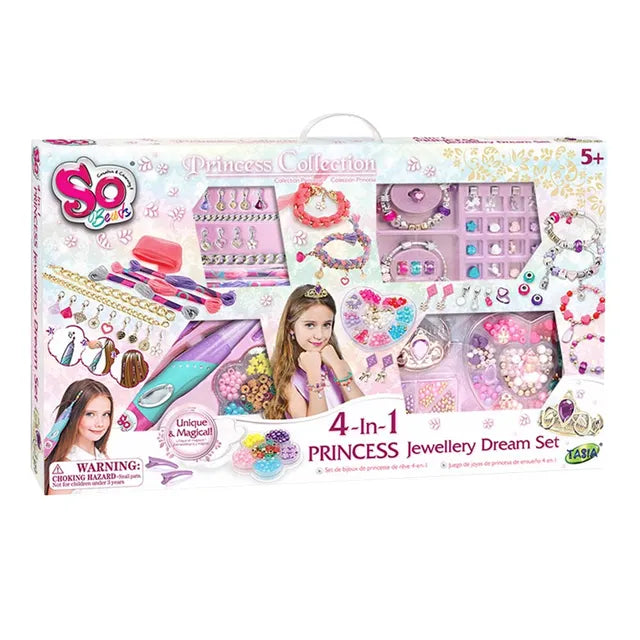 Tasia-So Beads 4-in-1 Princess Jewelery Dream Set