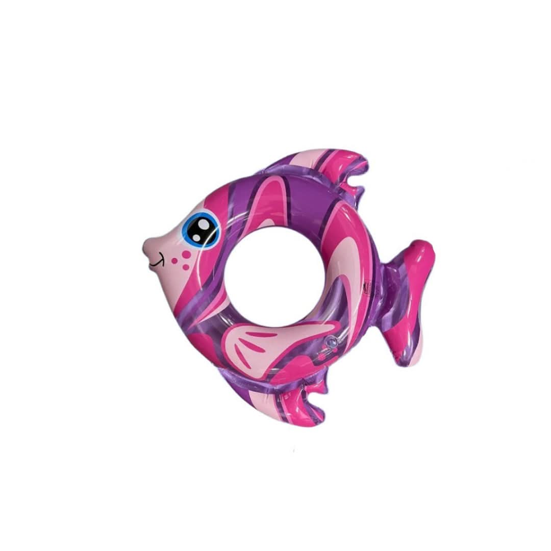 تجمع الأسماك يطفو حلقات السباحة