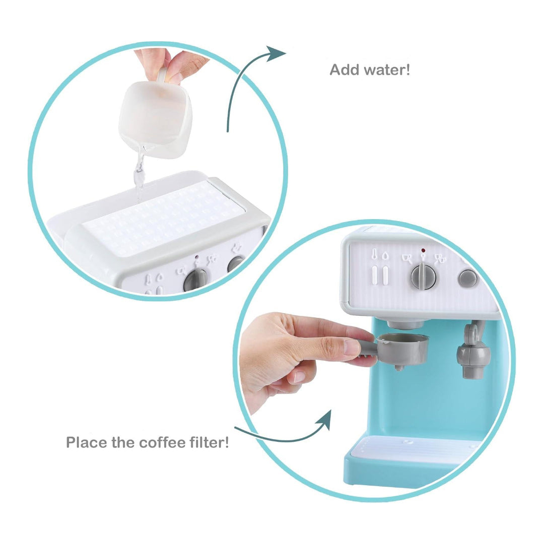 PlayGo Espresso Machine White Blue