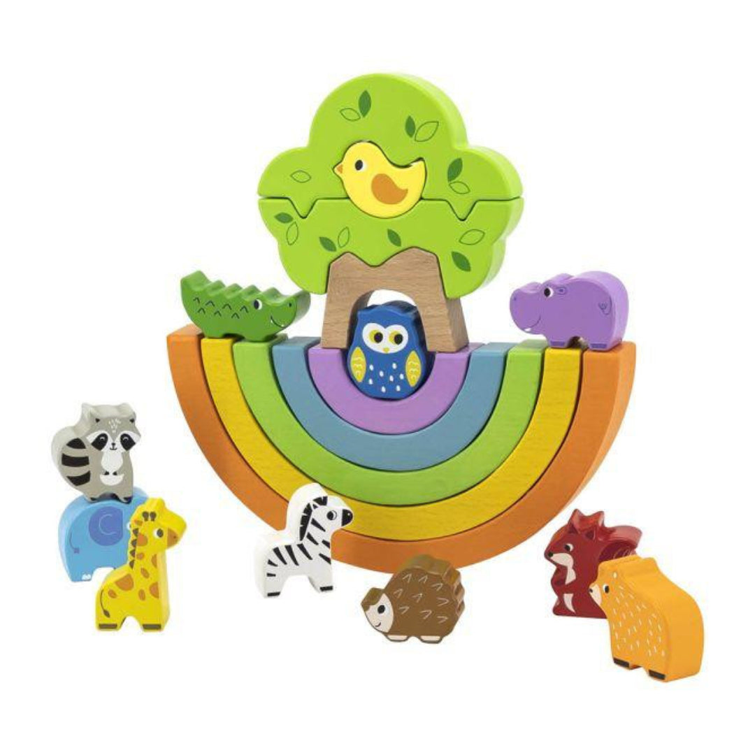 Viga Rainbow Balancing Blocks