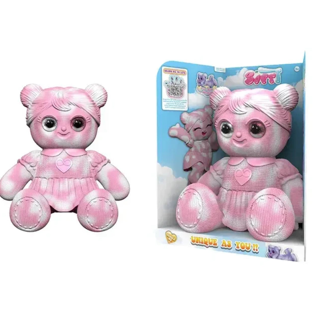 Soft T - Open Display Box Packing Girl Toy - Pink