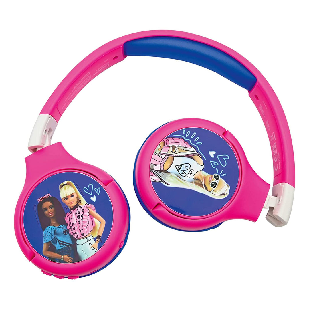 Lexibook - Wireless Foldable Headphones - Barbies