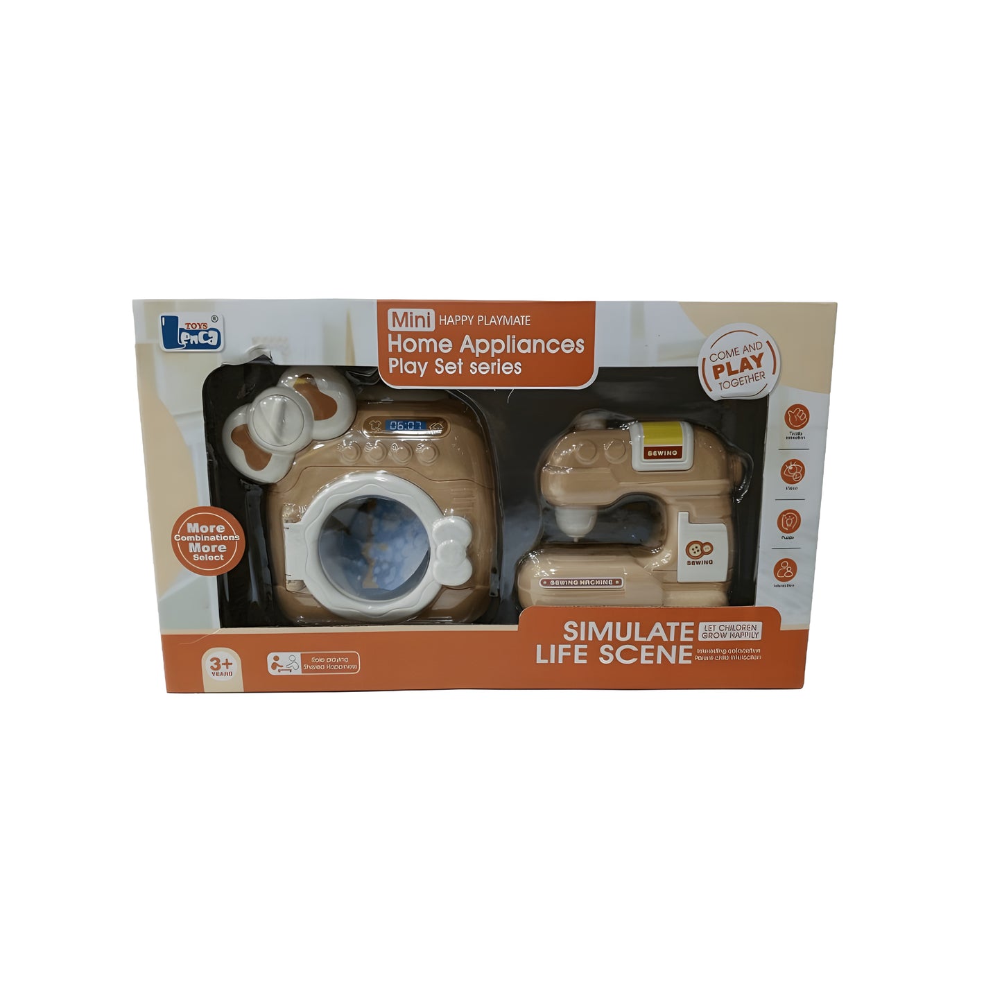 Washing machine and sewing machine game