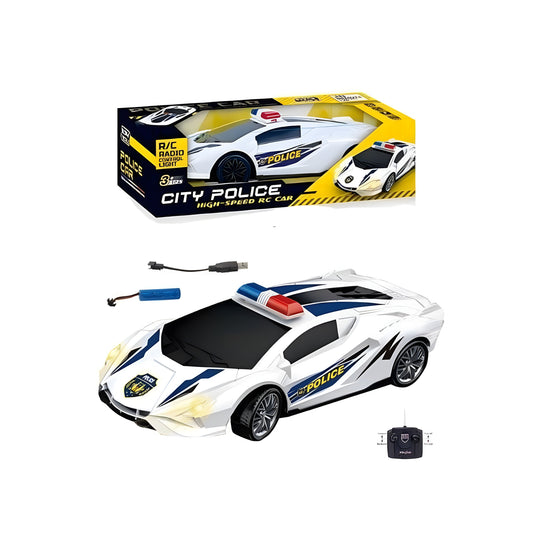 City Police High-Speed RC Car – Rechargeable Remote Control Toy