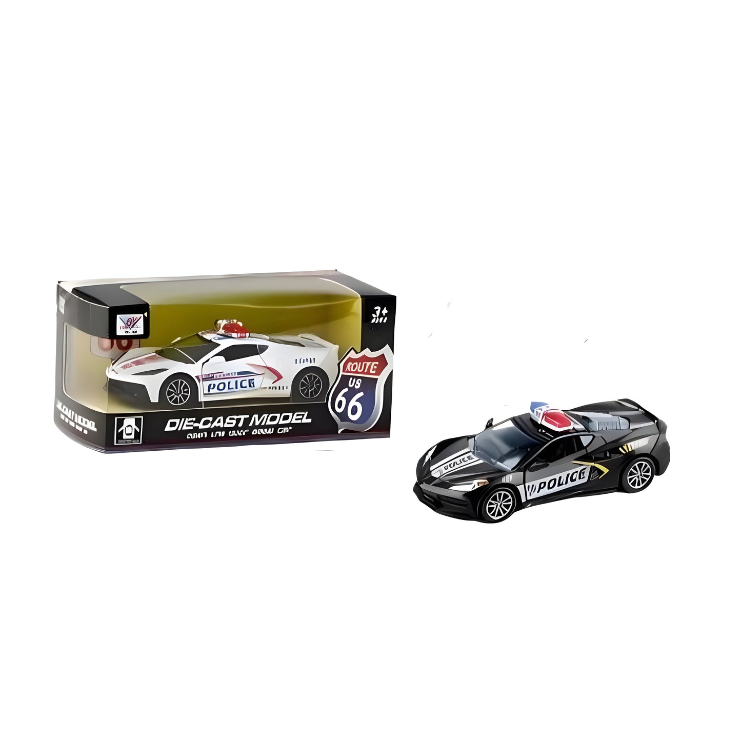 Metal Police 911 لعبة سيارة بأبواب مفتوحة تموت