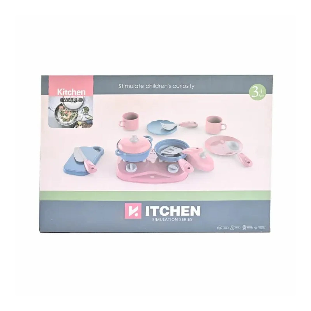 Kitchen Simulation Series Pretend Play Kitchenware Set for Kids