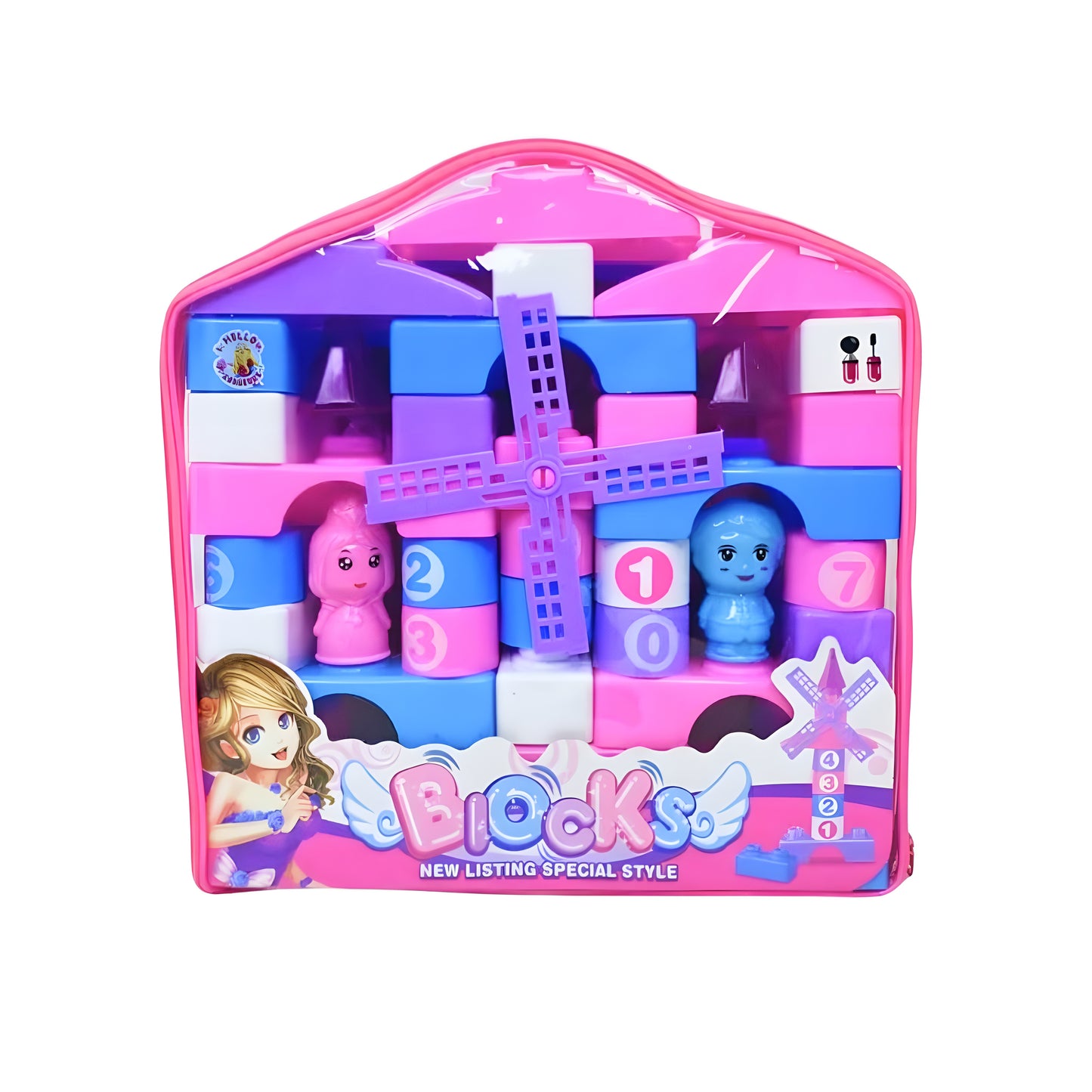 مجموعة 52 ٪ من المواد البلاستيكية لتجميع اللبنات المبنية