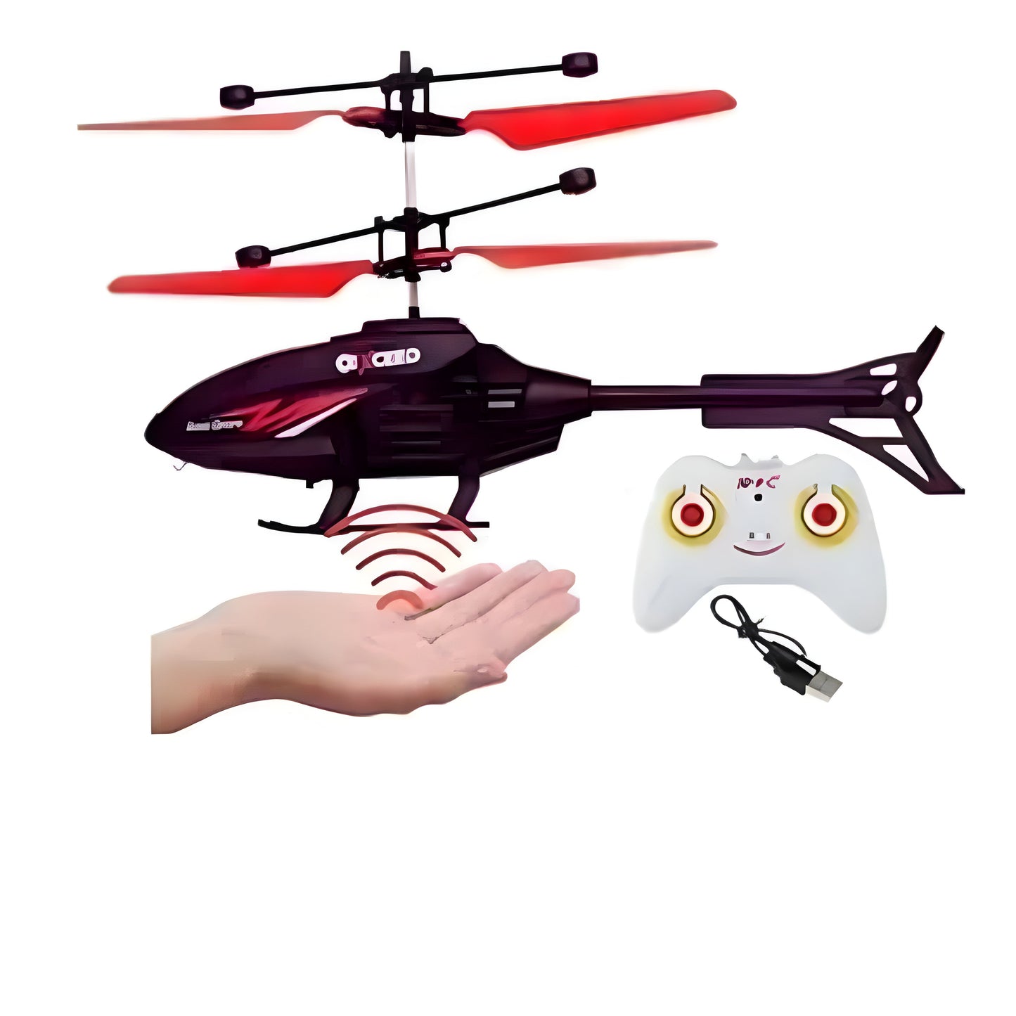 طائرة هليكوبتر ميني Flying (لون صائغ)