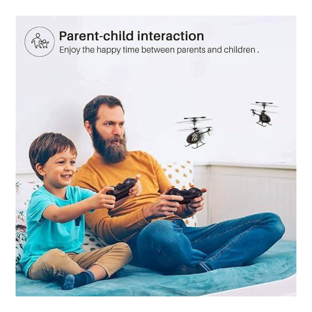 طائرة هليكوبتر ميني Flying (لون صائغ)