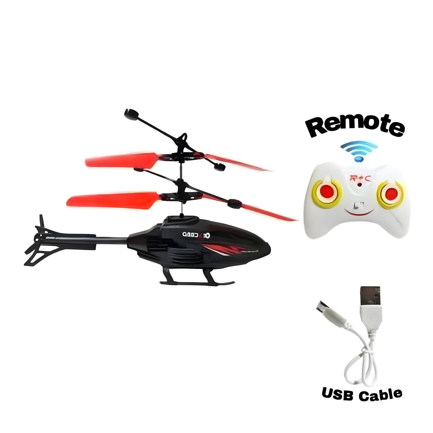 طائرة هليكوبتر ميني Flying (لون صائغ)