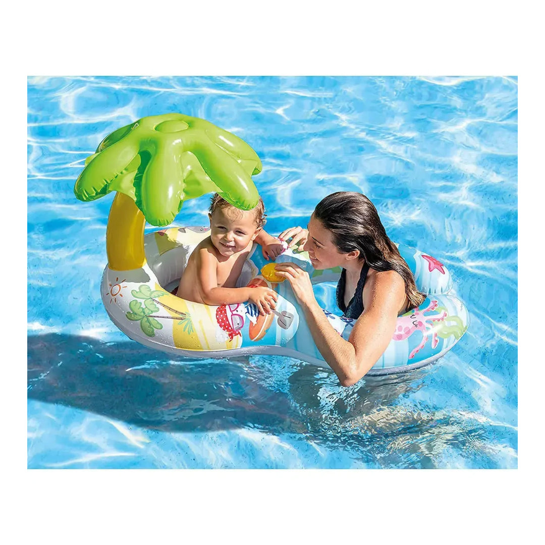 Inflatable Mother & Baby Soft Swim Float