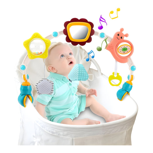 Hanging Rattle Arch Toy for Toddler 0-6 Months Boy Girl