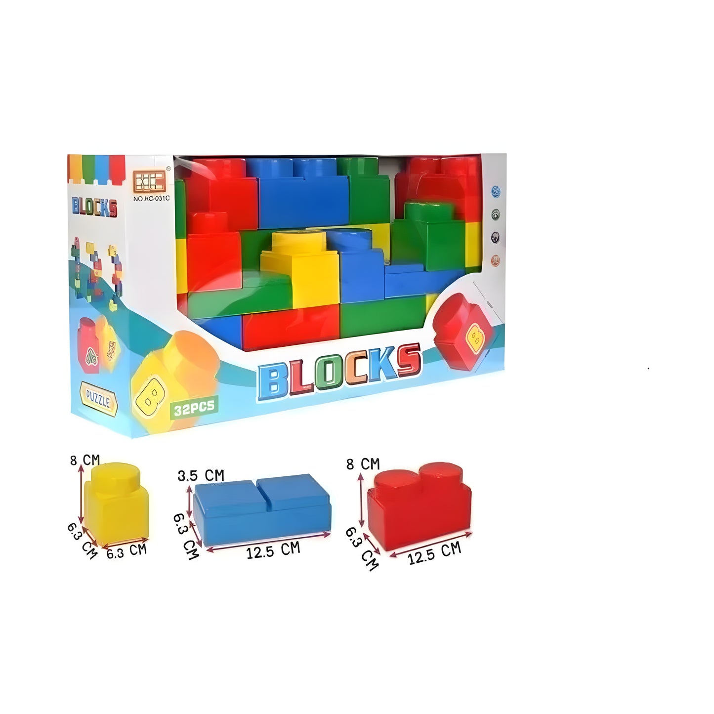 Giant Token Blocks Assemble Armatodo Buildable Blocks Children Number of Pieces 32