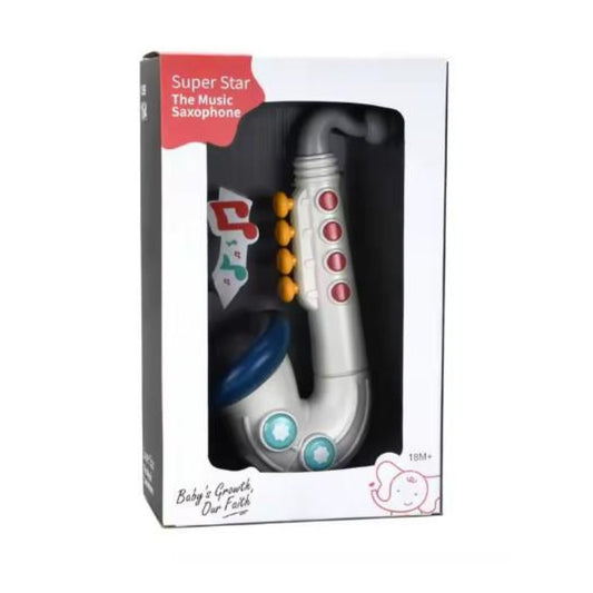 Toddler toy saxophone with lights and music