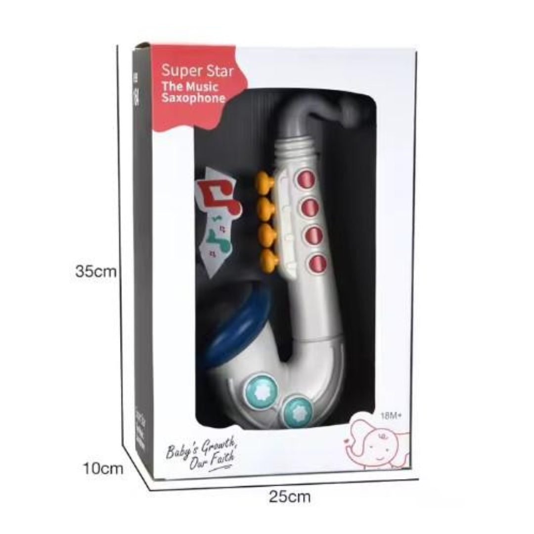 Toddler toy saxophone with lights and music