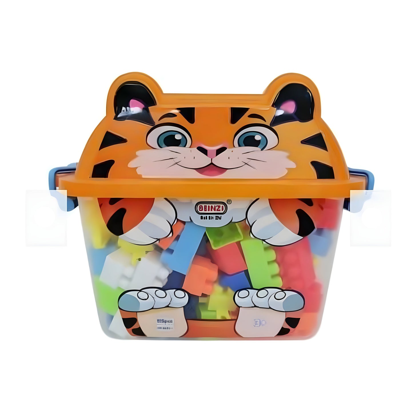 Tiger Themed Building Blocks Toy Set