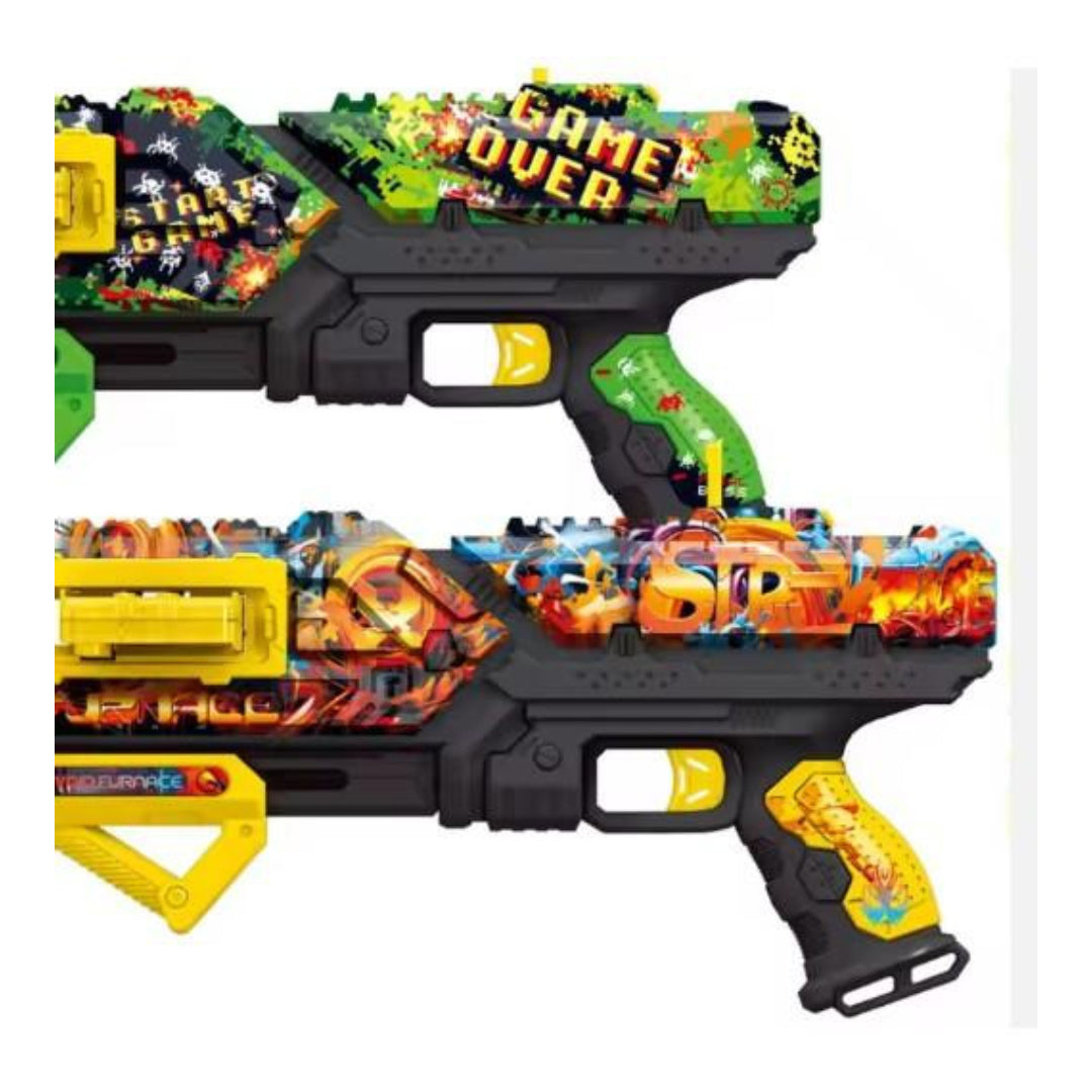 Soft Shooting Attacker Toy Gun Set Colorful Blaster Edition
