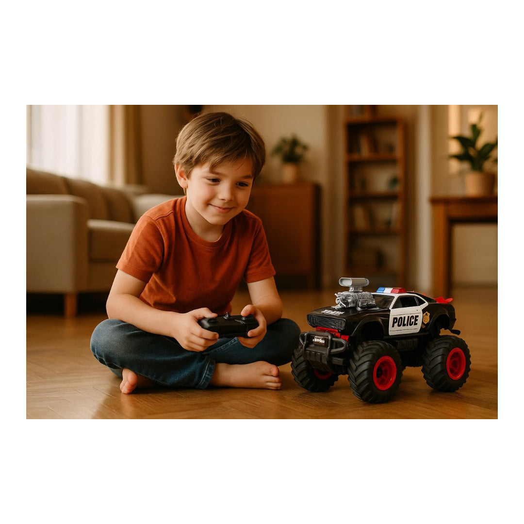 R/C Big Wheel Shaking Police Vehicle