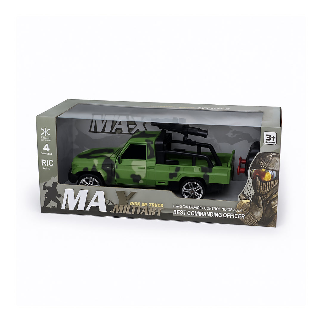 MAX Military Pick-Up Truck 1:16 Scale RC Model (4-Channel)
