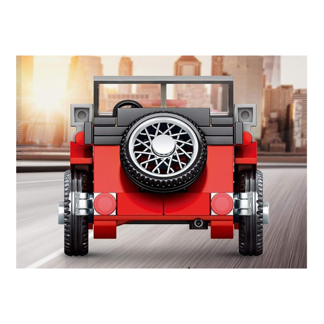 Antique Car Model with Guidebook Learning & Educational Toy Play Set (334 Pieces)