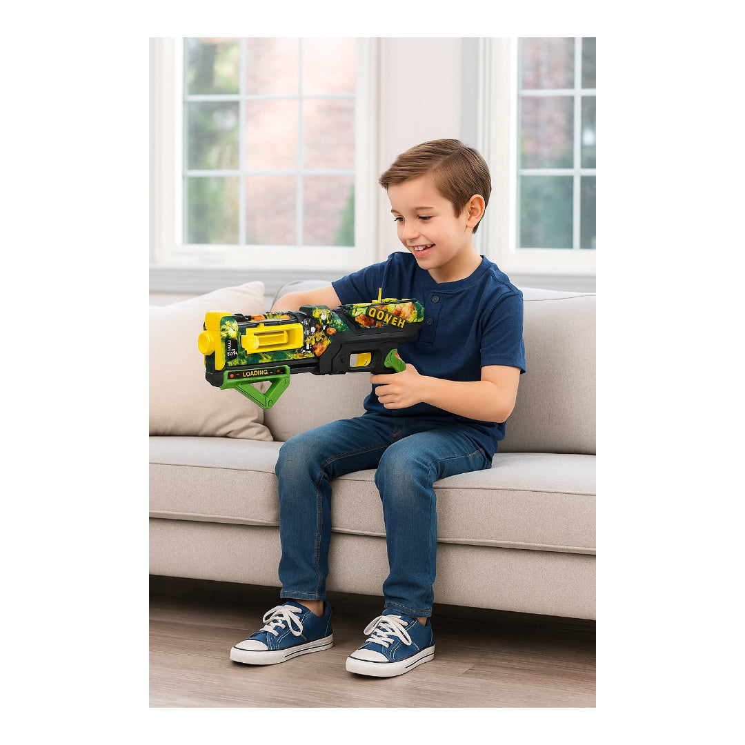 Soft Shooting Attacker Toy Gun Set Colorful Blaster Edition