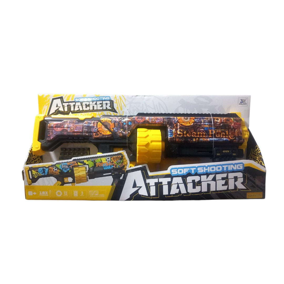 Soft Shooting Attacker Toy Gun Playset