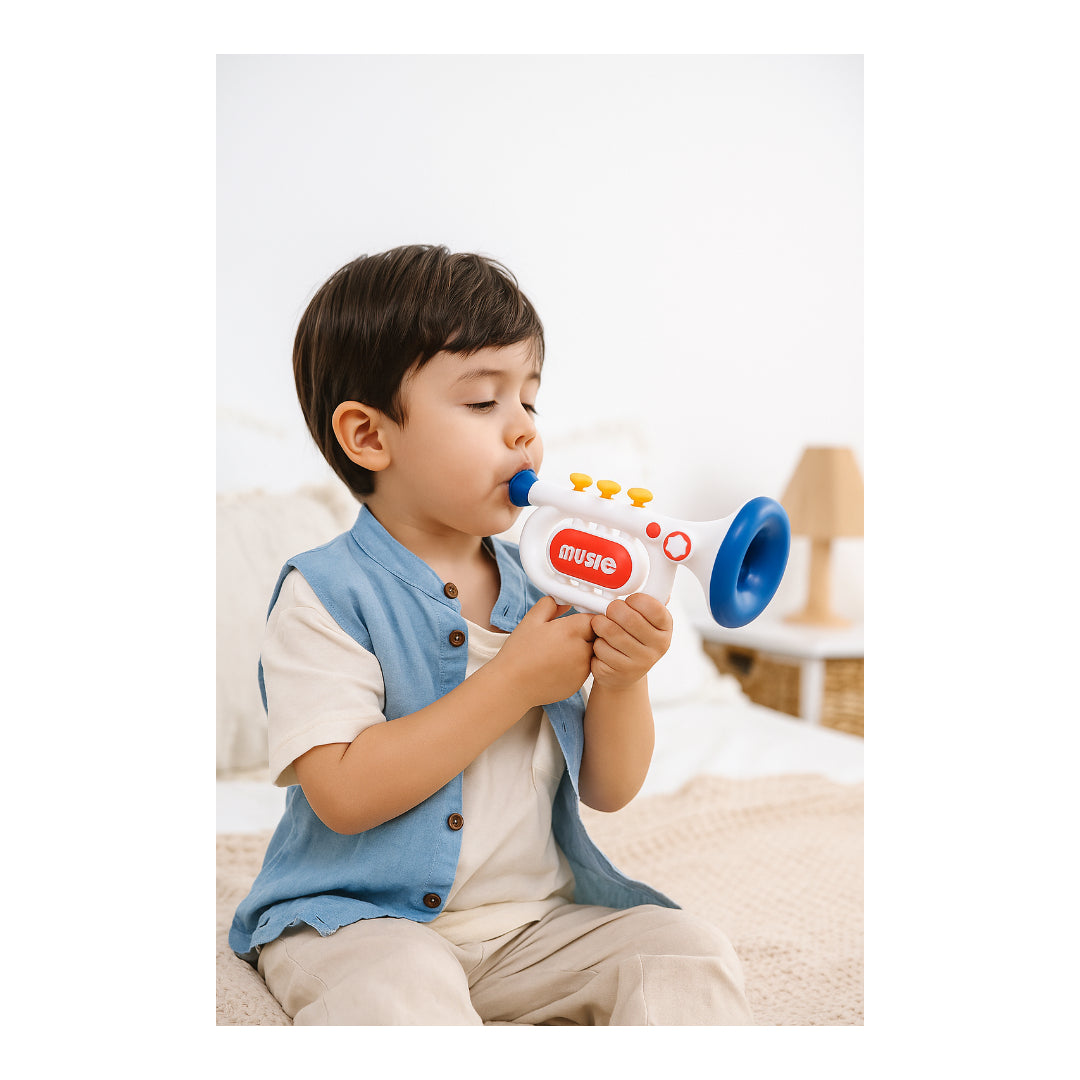 Baby Trumpet with Light and Sound Interactive trumpet for toddlers