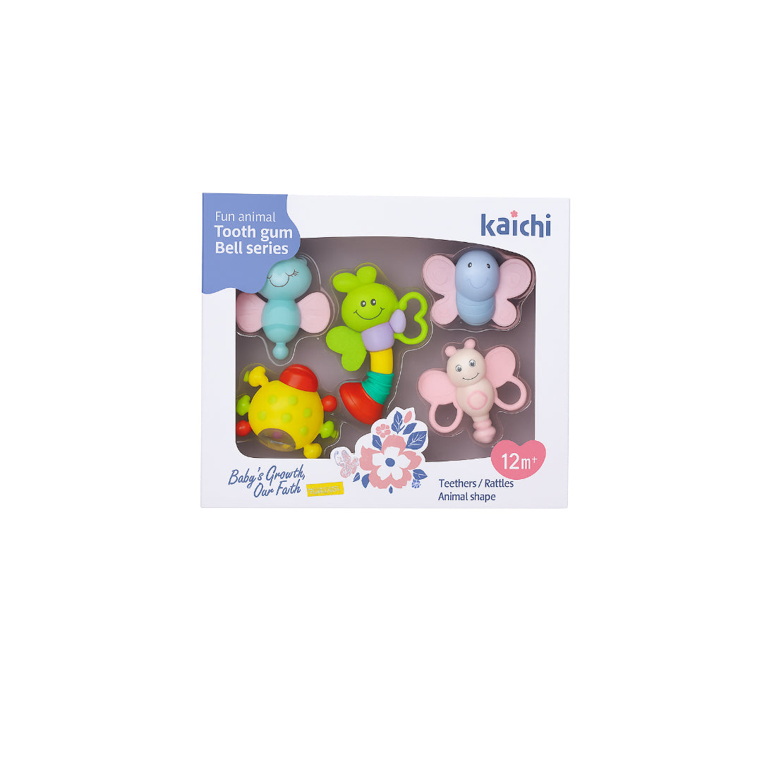Kaichi Fun Animal Tooth Gum Bell Series