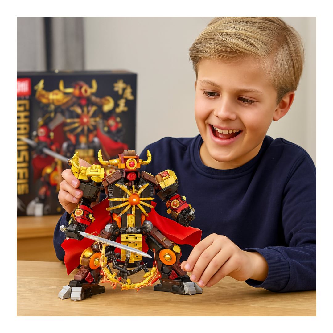 Demon Samurai King Mecha Building Set