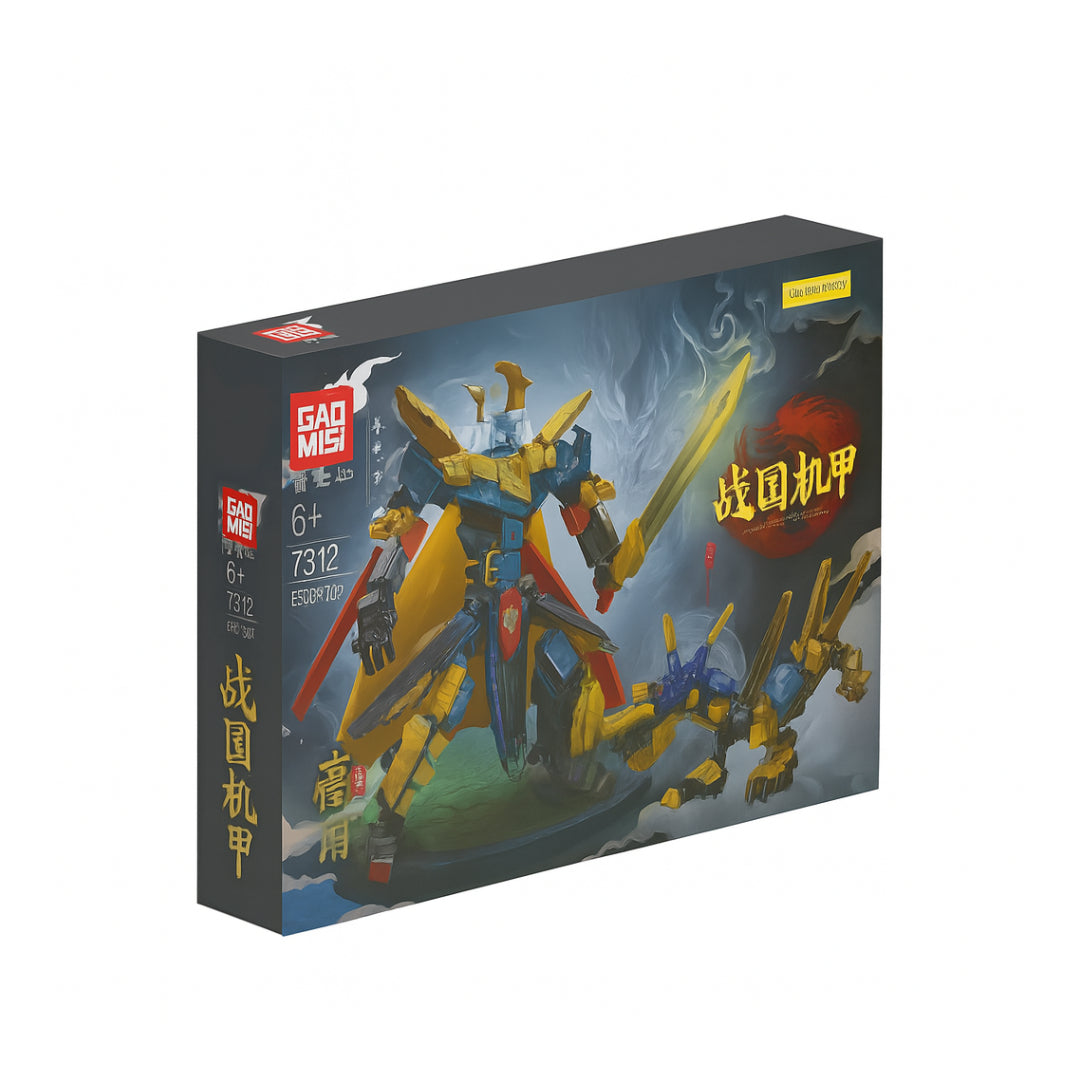 GAO MISI – "Zhan Guo Ji Jia" Warrior Mecha Building Set (T3112) 560 PCS