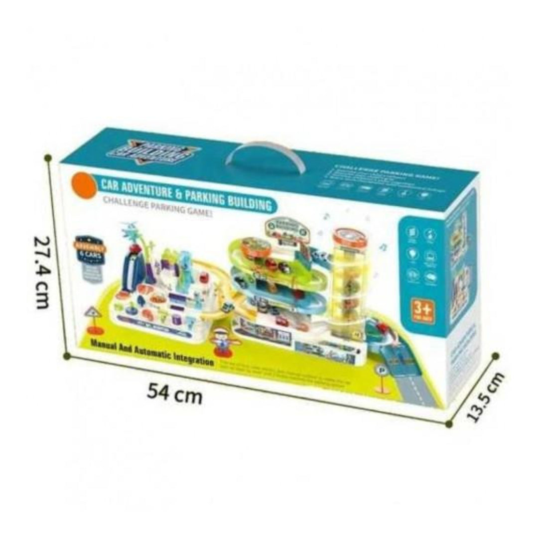 Multi-store car park with mechanized city