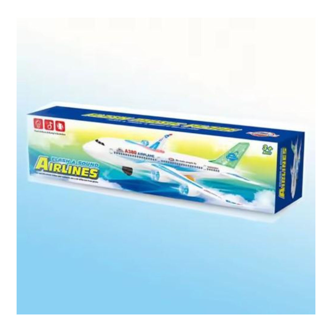 A380 Airlines Flash & Sound Toy Airplane