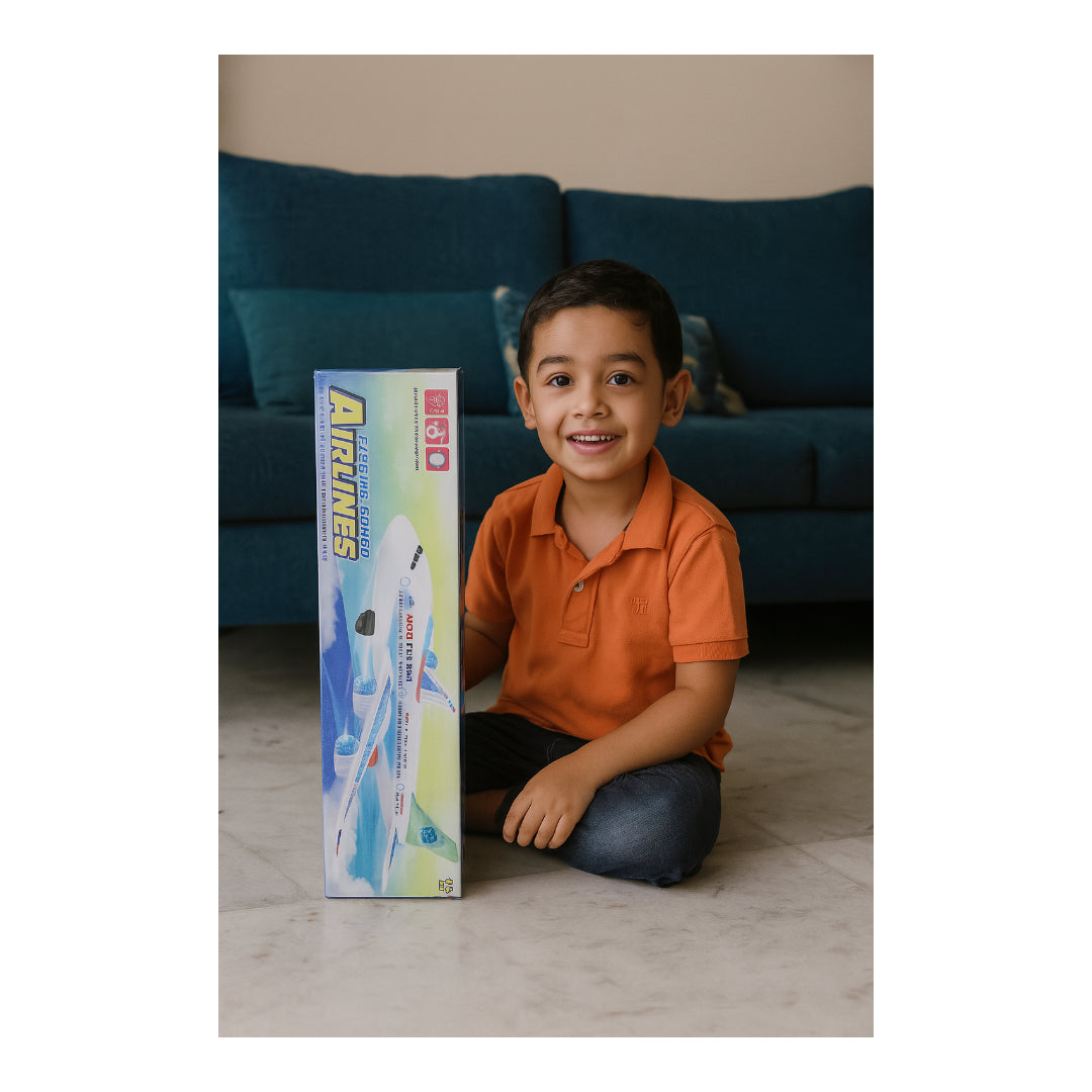 A380 Airlines Flash & Sound Toy Airplane