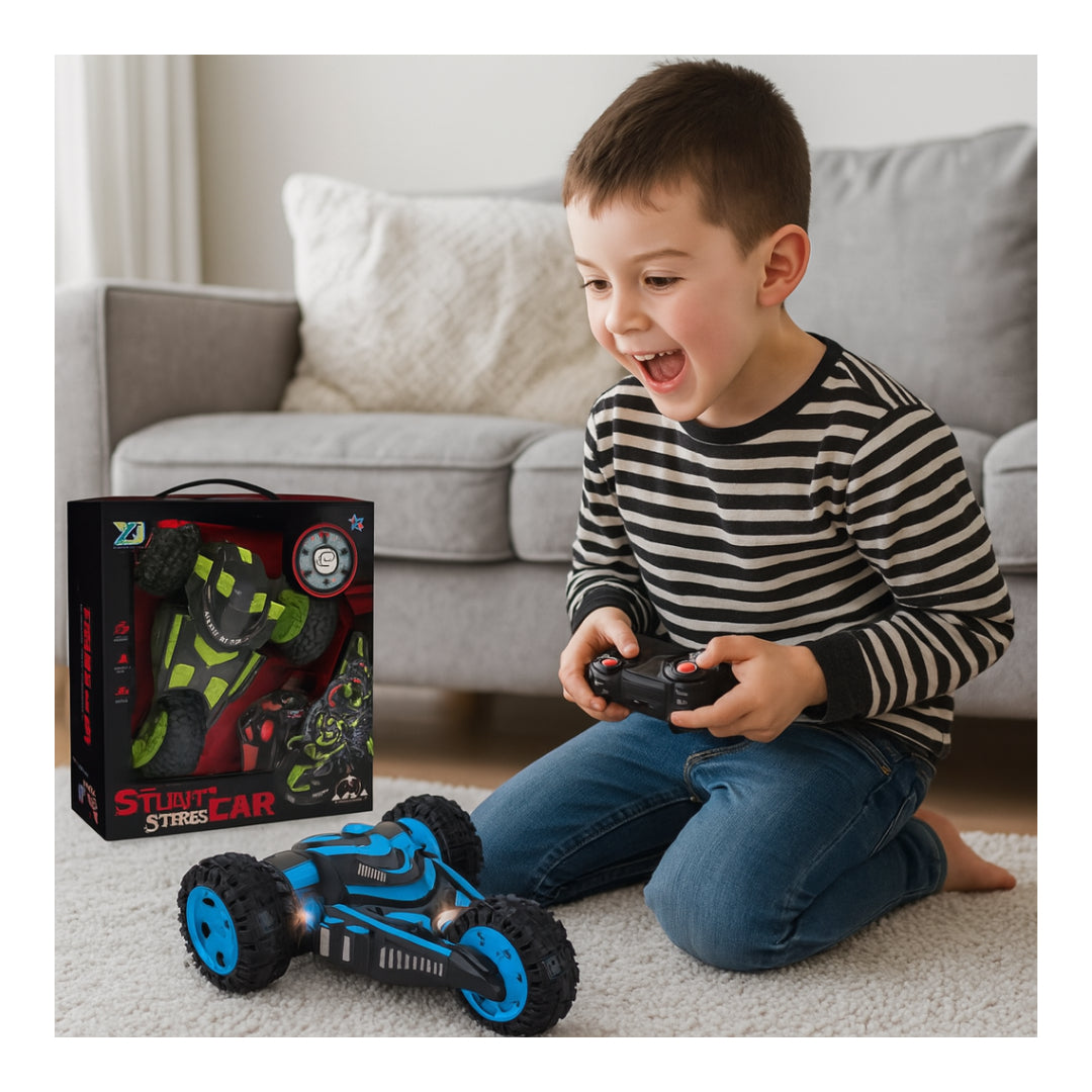 Stunt 3 Tires Car – Remote Control 2.4GHz Off-Road Flip Vehicle