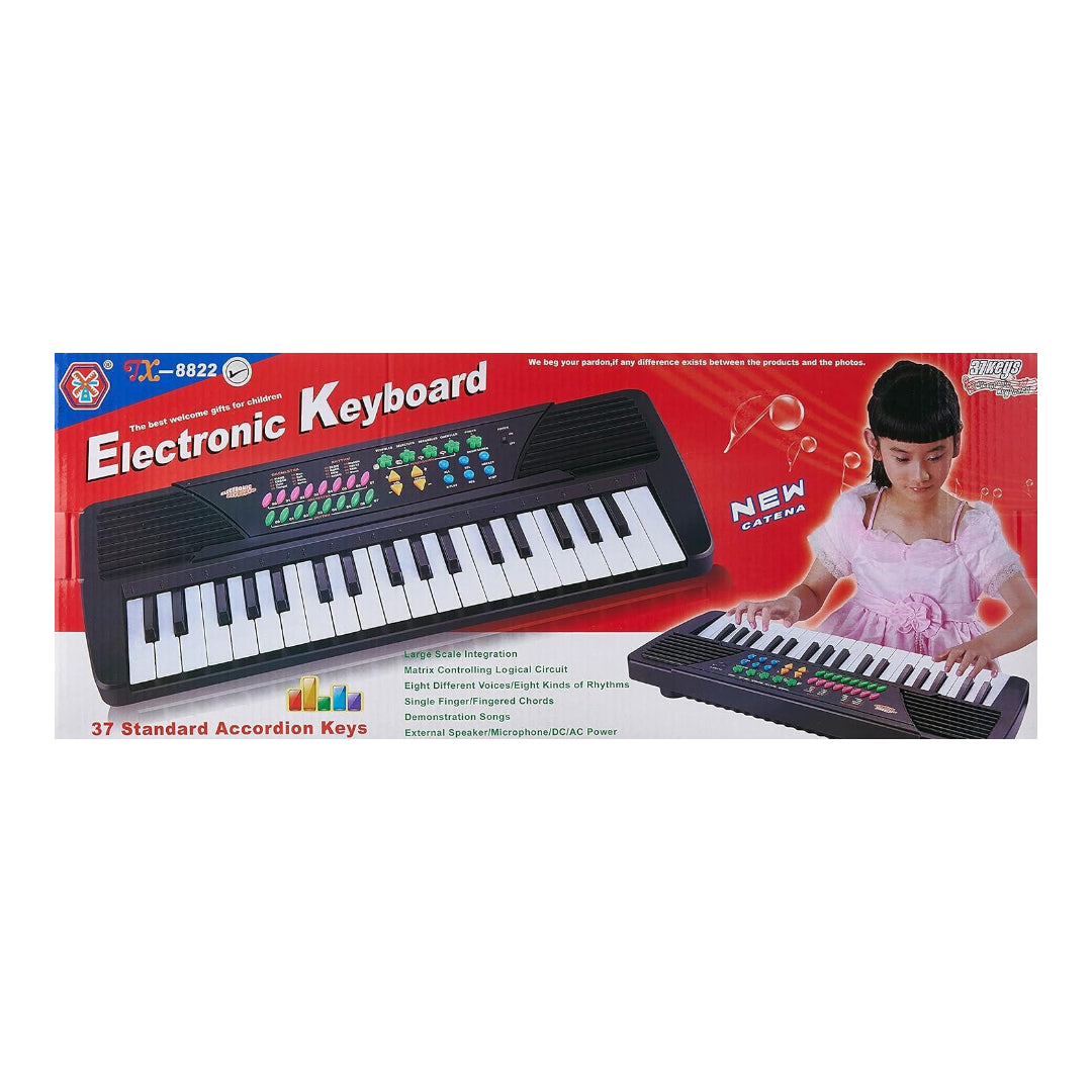 TX-8822 Electronic Keyboard – 37-Key Music Piano Toy for Kids