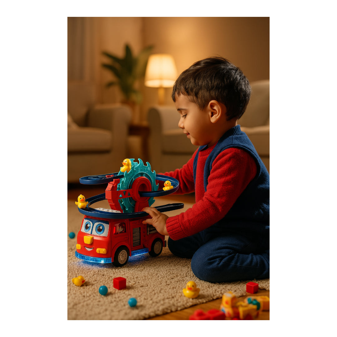 5 in 1 Fire Engine Set Fire Truck