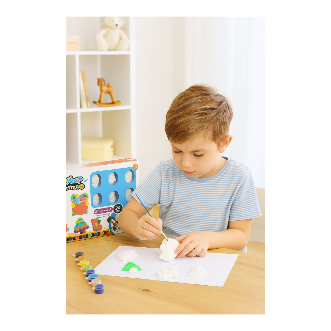 Plaster Painting Kit – Snow World Theme