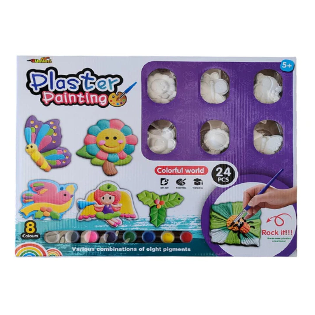 Plaster Painting Kit “Colorful World” Theme