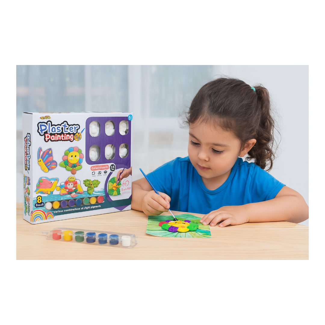 Plaster Painting Kit “Colorful World” Theme