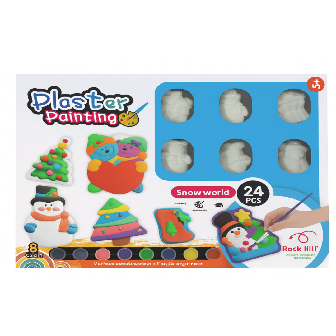 Plaster Painting Kit – Snow World Theme