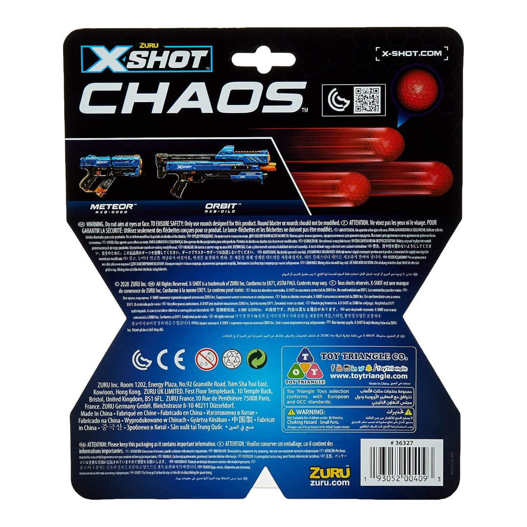 X-Shot Chaos 50 dart balls recl