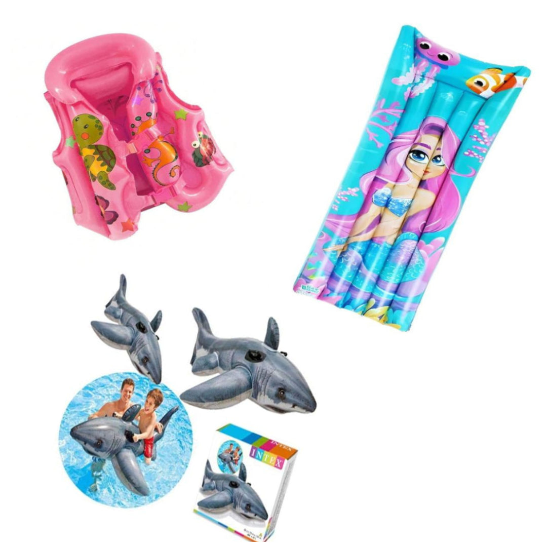 KIDS POOL FUN BUNDLE – 3-in-1 Water Play Set