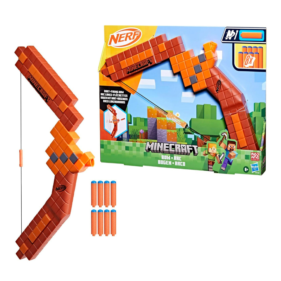 Nerf Minecraft Bow Dart Blaster