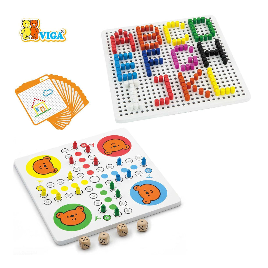 Create Pattern with Beads & Ludo