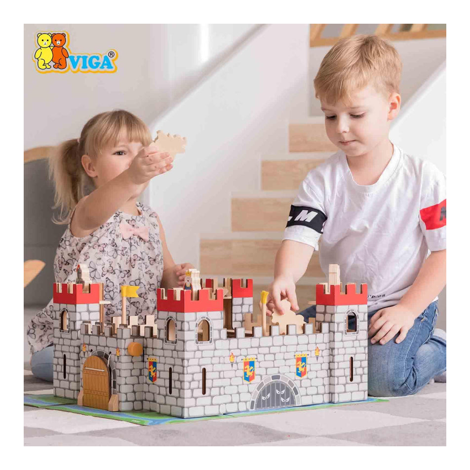 Viga Wooden Castle Play