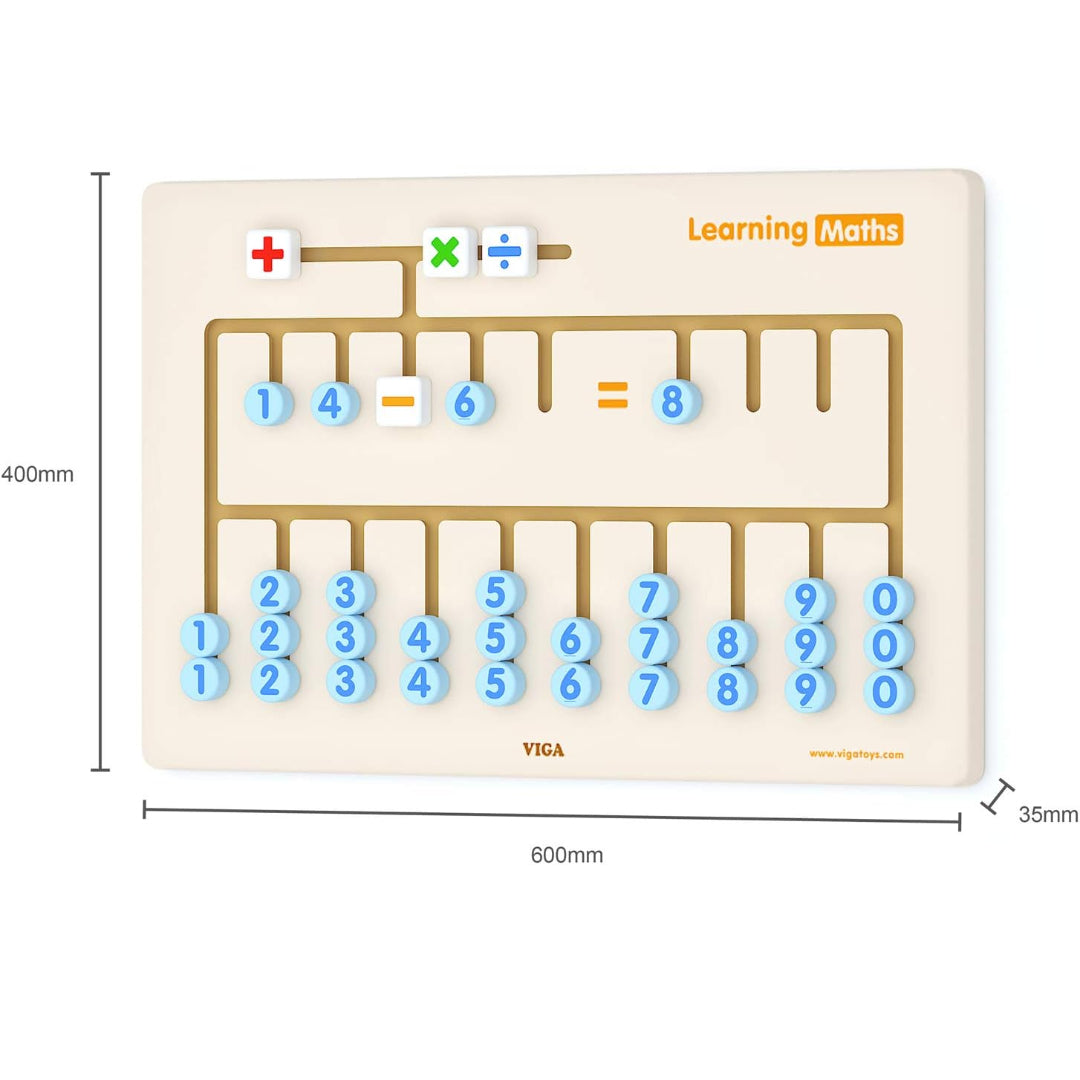 Viga Toys -Learning Maths Wall Game