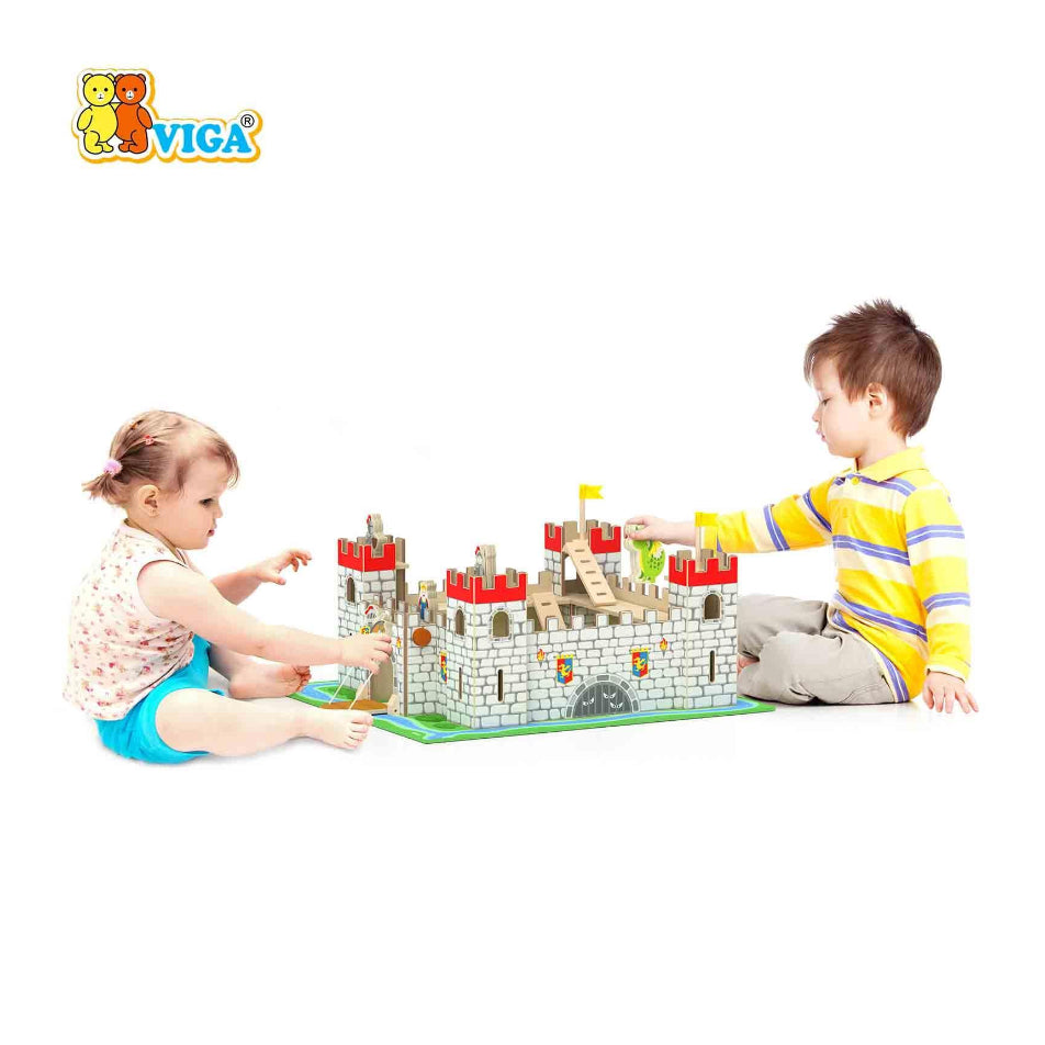 Viga Wooden Castle Play