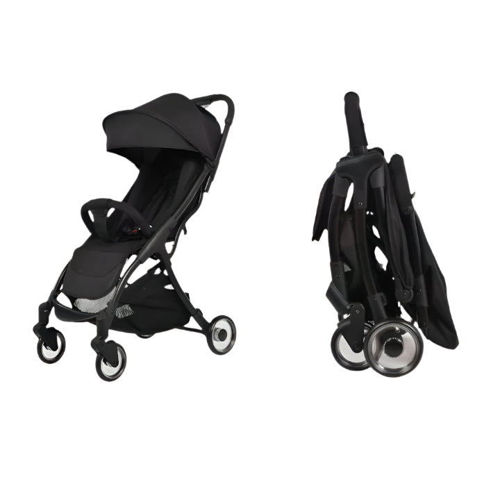 Portable Baby Stroller – Easy Fold, Recline, and Maneuver
