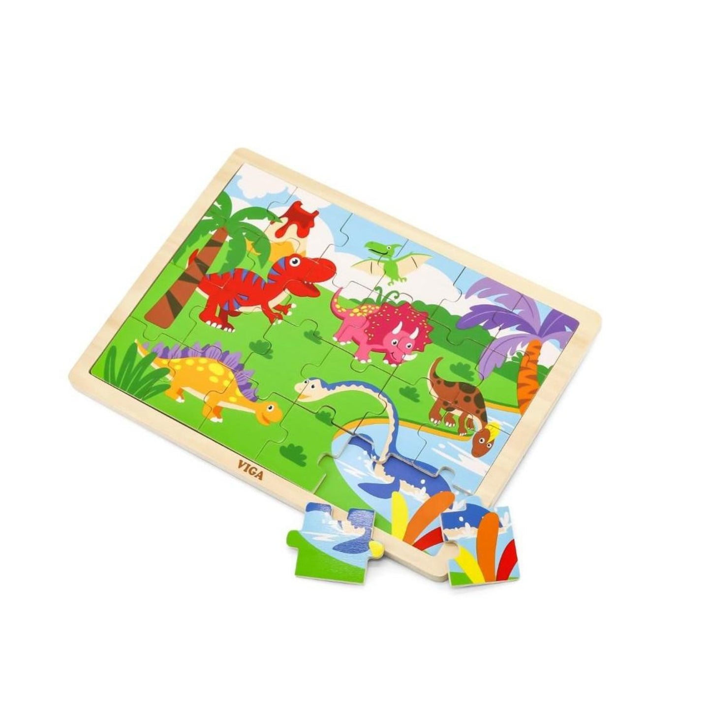 Viga 24 Pcs Puzzle - Dinosaurs