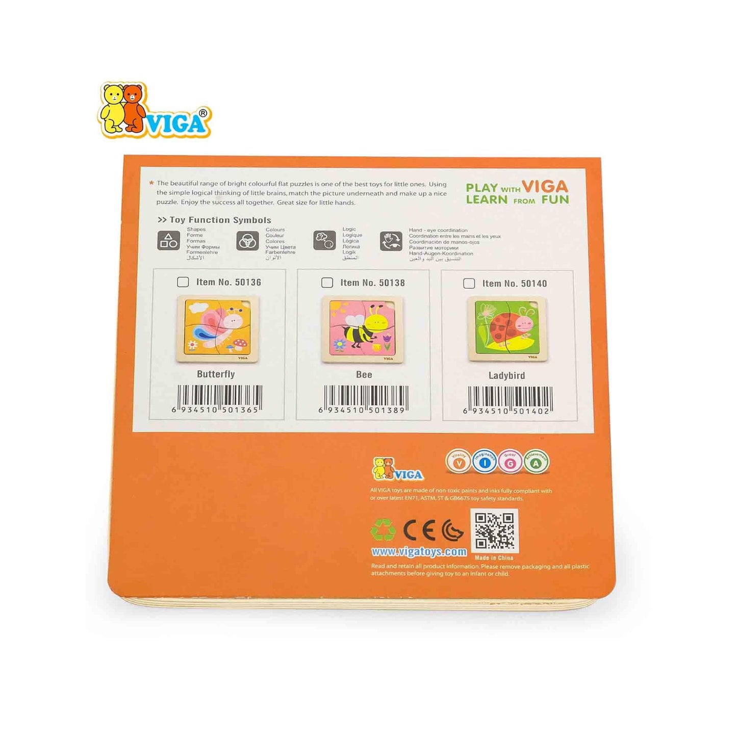 Handy Flat Puzzle - Bee